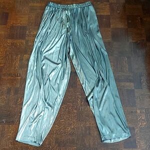 Vintage silver metallic harem pants, studio bb